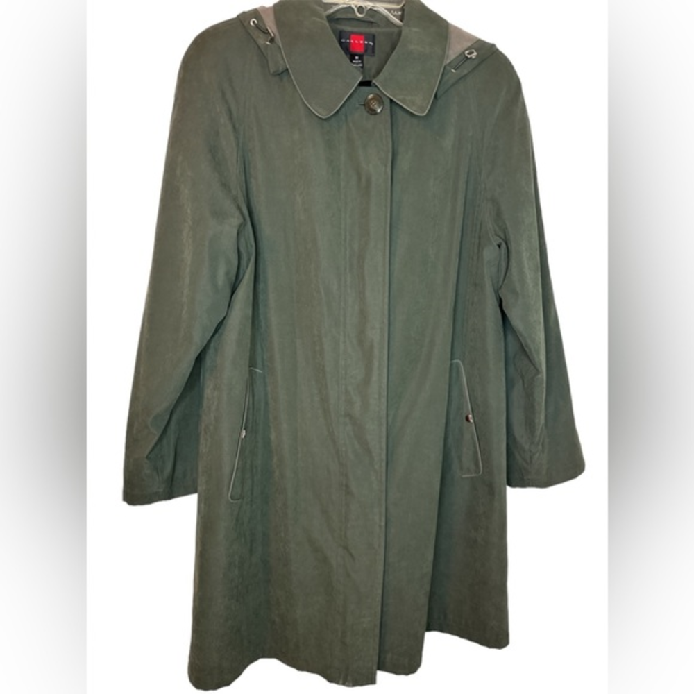 Olive Green Gallery Coat Size Medium